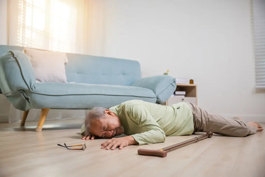 why elderly fall frequently danger signs